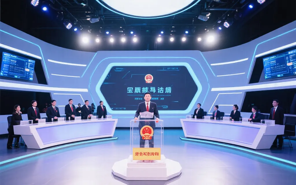 现场直播开奖场景